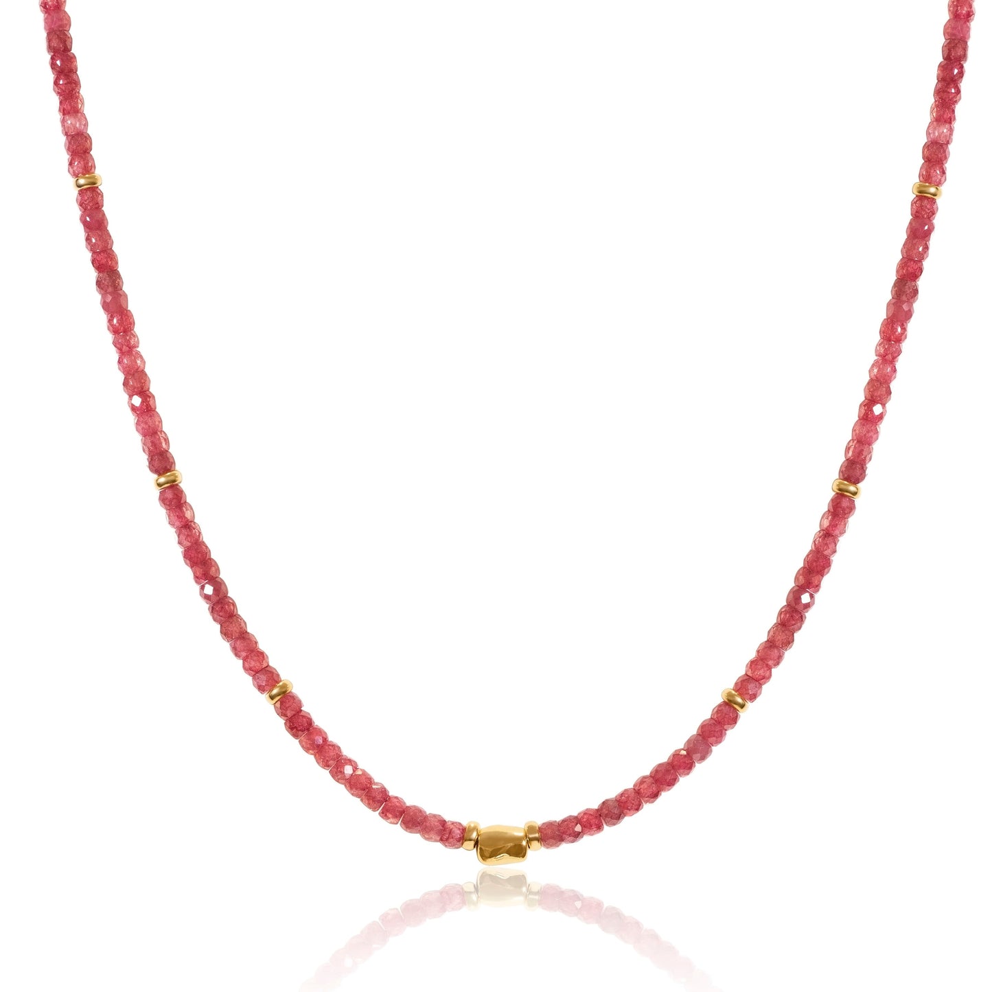 Pink Lady Zircon Necklace