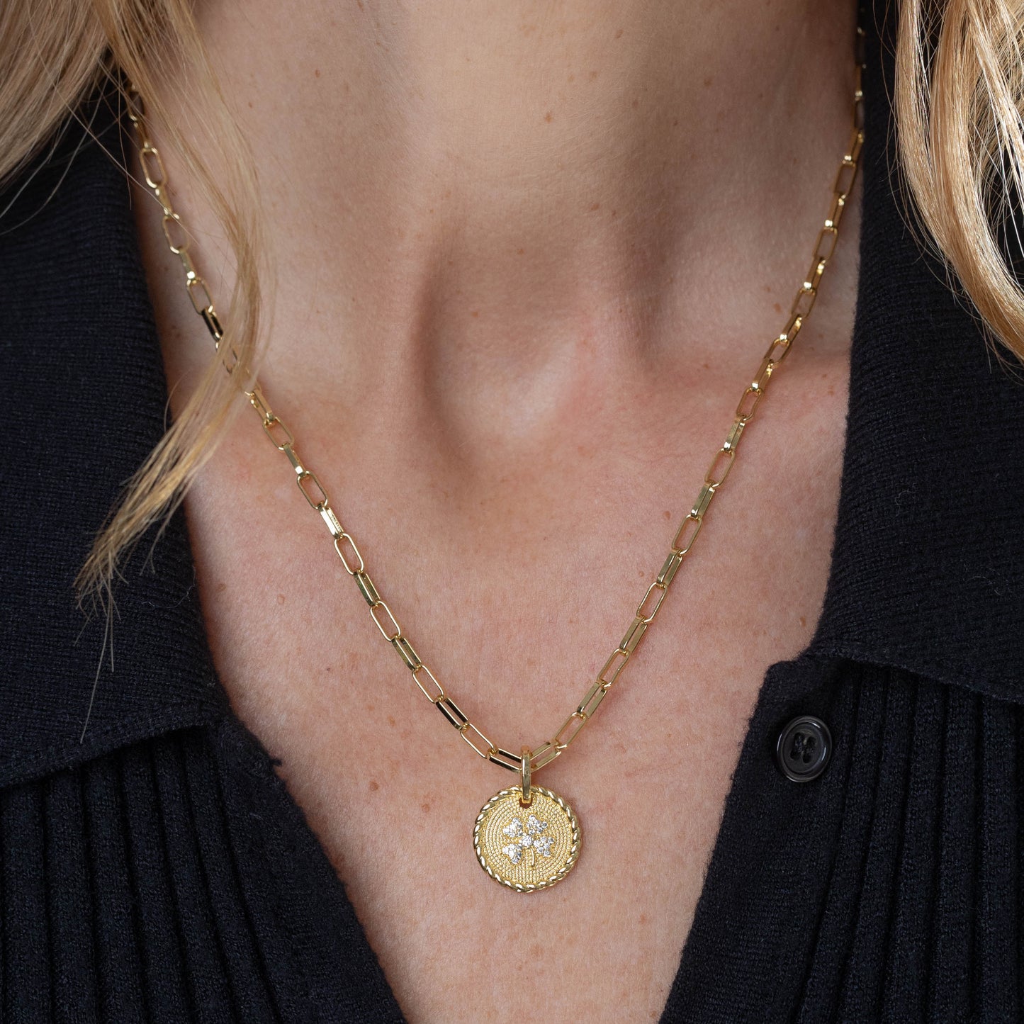 Faye Clover Necklace