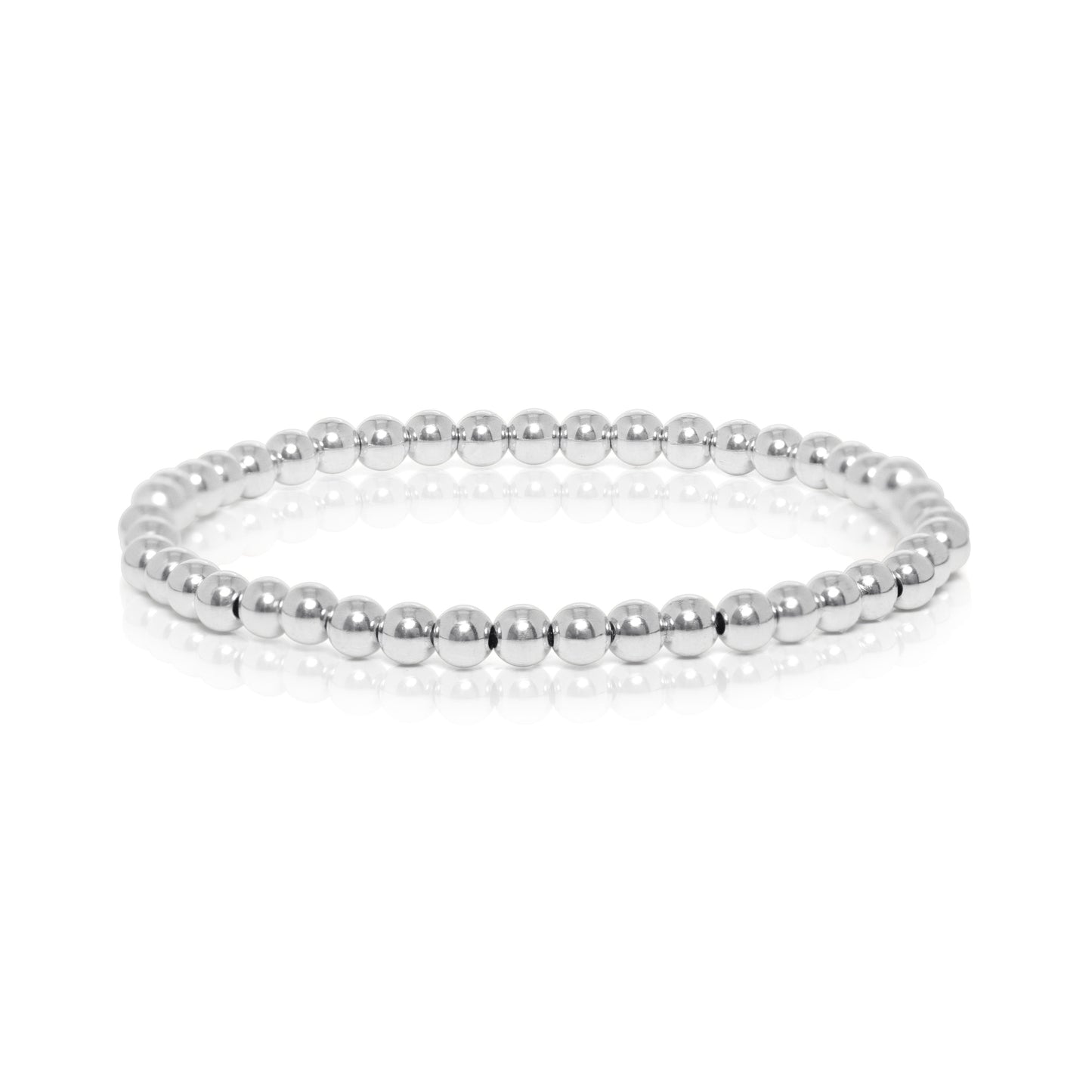4MM Sterling Silver Ball Bracelet