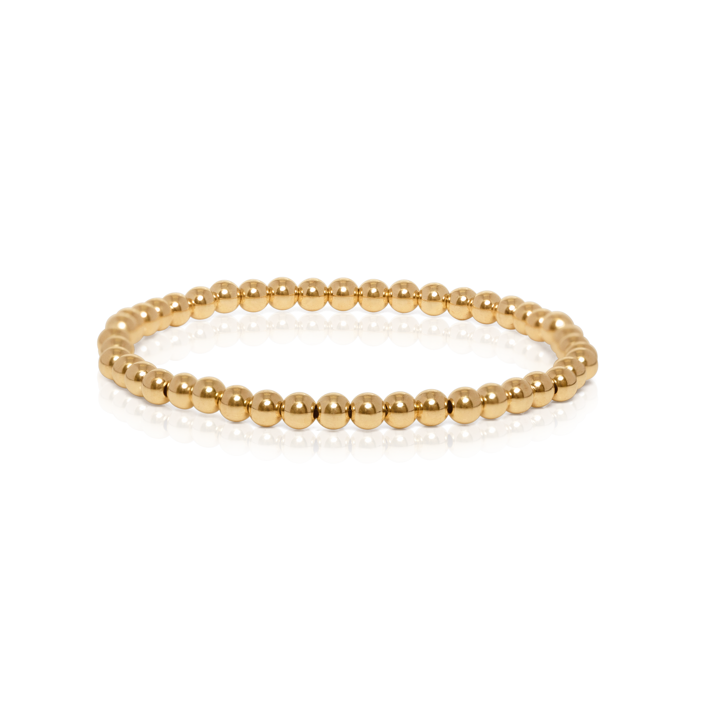 4MM 14K Gold Filled Ball Bracelet