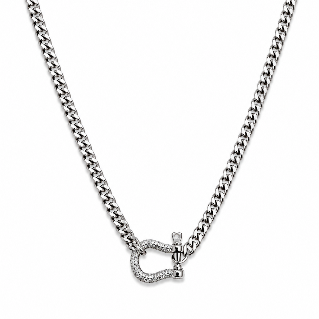 Crown Shackle Necklace