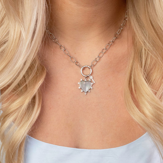 Madison's Heart & Key Necklace
