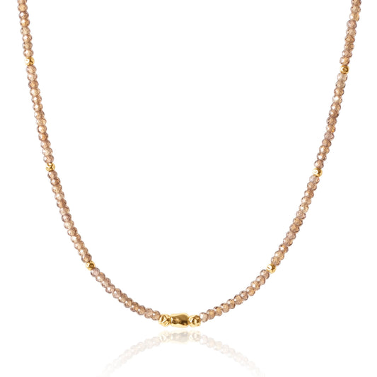 Hailey Bronze Zircon Necklace