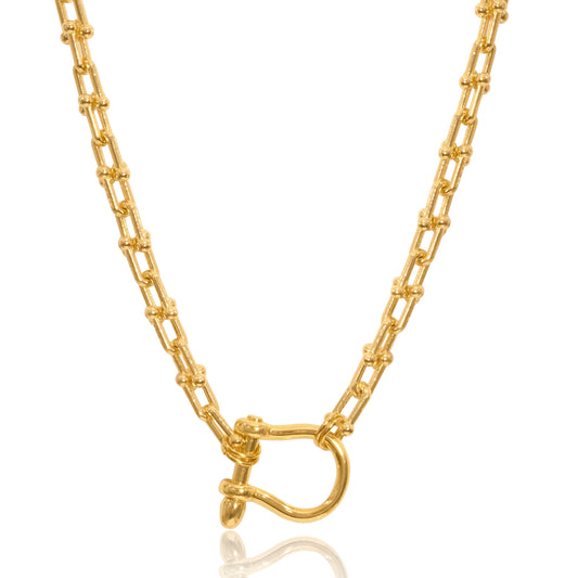 Crown Shackle Necklace