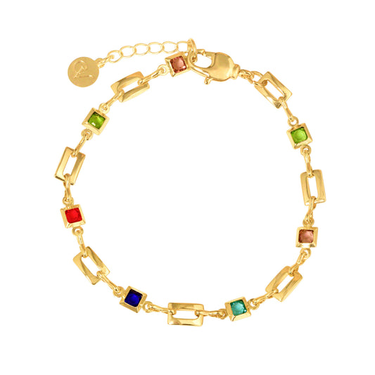 Prismatic Link Bracelet